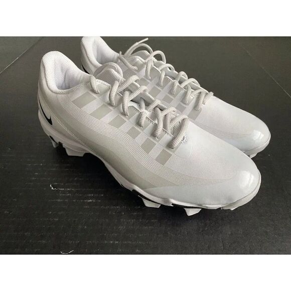 Nike Vapor Edge Shark Pro Football Cleats White Black DQ5114-100 Men’s Size 10 - Picture 4 of 10
